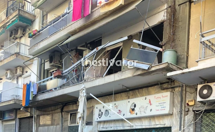 Θεσσαλονίκη έκρηξη: Έκρηξη σε διαμέρισμα στην περιοχή του Βαρδάρη