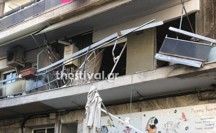 Θεσσαλονίκη έκρηξη: Έκρηξη σε διαμέρισμα στην περιοχή του Βαρδάρη