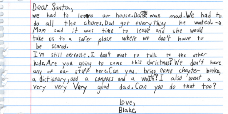 «Άγιε Βασίλη, φέρε μου έναν καλό μπαμπά»: Το συγκινητικό γράμμα ενός 7χρονου