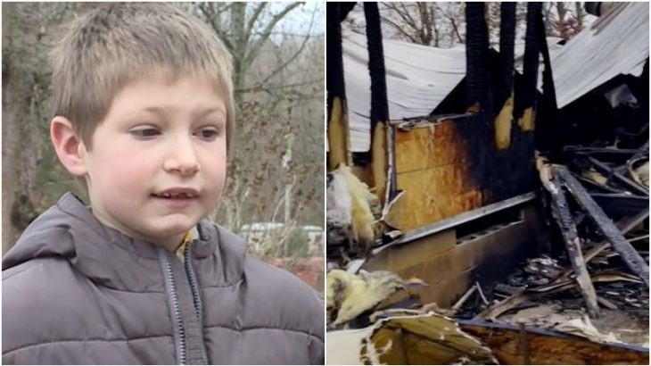 Όταν ένα 7χρονο παιδί επέστρεψε στο φλεγόμενο σπίτι του και έσωσε την μικρή του αδερφή