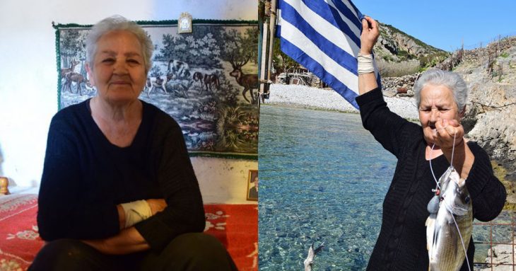 «Οποιος θέλει ας έρθει να αγγίξει μία σημαία μου, θα καλοπεράσει!»: Η κυρά Ρηνιώ της Κινάρου απαντά περήφανα στον Ερντογάν