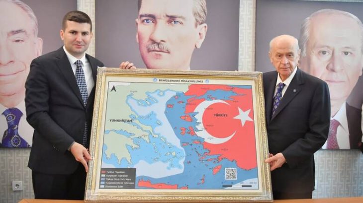 Τούρκικη προκλητικότητα: Παρέμβαση Μητσοτάκη – Ζητάει εξηγήσεις από τον Ερντογάν για τον χάρτη-πρόκληση και τις «ανοησίες» Μπαχτσελί